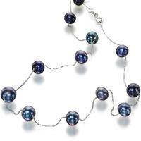 Oxford Beauty black pearl necklace