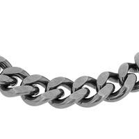 oxidised silver 8 curb bracelet 0236873