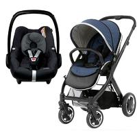 Oyster 2 Pebble Travel System Black/Oxford Blue