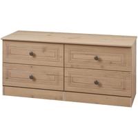 Oyster Bay Nash Oak Bed Box - 4 Drawer