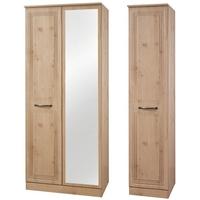 Oyster Bay Nash Oak Triple Wardrobe with Mirror