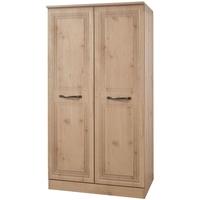 oyster bay nash oak wardrobe 2ft 6in with plain midi