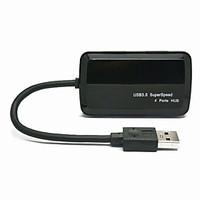 OYON JY-SH009 4 Port USB 3.0 Super Speed Hub Ultra-Thin 5Gbps with Blue LED Power