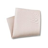 Oyster Birdseye Textured Silk Pocket Square - Savile Row