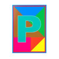 P - The Dazzle Alphabet By Peter Blake