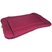 P & L Superior Pet Beds Heavy Duty Waterproof Rectangular Cushion Pad, Medium, 76 x 53 x 5 cm, Burgundy