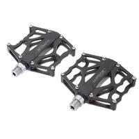 Pair Bike Mountain Bicycle Road Cycling MTB BMX Pedals Sealed Bearing Flat Platforms Aluminium Alloy Lightweight Durable Corrosion Resistance