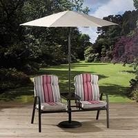 Pagoda Bari Companion Bench With Parasol Bench (Parasol Bench Sold Seperately)