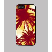 palm tree - red iphone 5