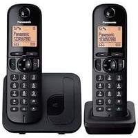 Panasonic Kx-tgc212eb Dect Phone With Call Blocking - Twin - Black