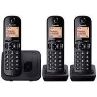 Panasonic Kx-tgc213eb Dect Phone With Call Blocking - Trio - Black