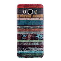 Painted Stripe Pattern Transparent TPU Material Phone Case for Samsung Galaxy J3(2016) J5(2016) J7(2016)