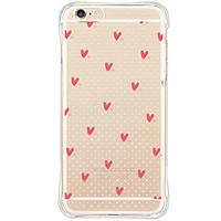 Pattern Pink Heart Soft Shockproof Back Cover Case Foundas For Apple iPhone 6s Plus/6 Plus/iPhone 6s/6/iPhone SE/5s/5