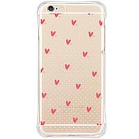 pattern pink heart soft shockproof back cover case foundas for apple i ...