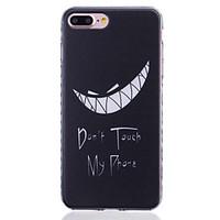 Painted Tooth Pattern Slip Transparent TPU Material Phone Case for iPhone 7 7 Plus 6s 6 Plus SE 5s 5 5C