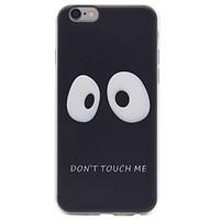 Panda Eyes Pattern TPU High Purity Soft Phone Case for iPhone 7 7Plus 6S 6Plus SE 5S 5