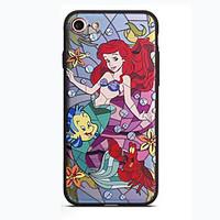 Painted Relief For Pattern Case Back Cover Case Mermaid for Apple iPhone 7 Plus/iPhone 7/ iPhone 6s/6 Plus/iPhone 5s