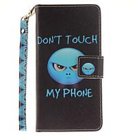 painted anger pattern card can lanyard pu phone case for isamsung gala ...