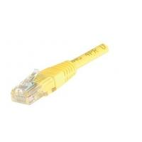 Patch cord RJ45 cat.5e U/UTP Yellow- 25 m Full Copper