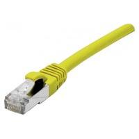 Patch Cord RJ45 Cat.6a S/FTP LSZH Snagless Yellow- 5m