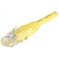 Patch Cord RJ45 cat.5e U/UTP Yellow- 0.50M