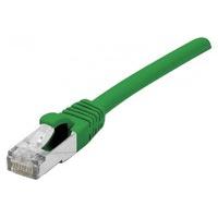 Patch Cord RJ45 Cat.6a S/FTP LSZH Snagless Green- 0.50m