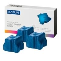 pack of 3 cyan katun solid ink sticks for workcentre 2424