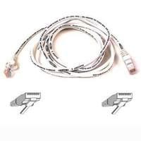 patch cable cat5e snagless utp white 10m