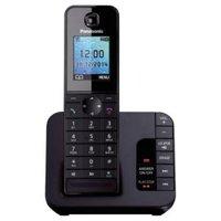 panasonic kx tgh220eb single dect phone black