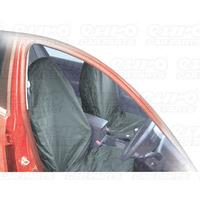 pair universal nylon seat covers navy