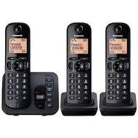 Panasonic KX-TGC223EB Trio Dect Cordless Phone Black