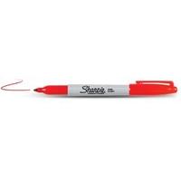 Papermate Sharpie Fine Marker Red - 12 Pack