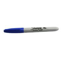 papermate sharpie fine marker blue 12 pack