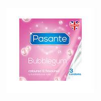 Pasante Bubblegum Burst Coloured and Flavoured Condoms 3