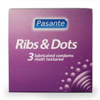 Pasante Ribs and Dots Condoms 3