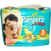 Pampers Baby-Dry Size 3 (4-9kg/9-20lbs)