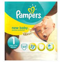 pampers new baby size 1 2 5kg4 11lbs 23