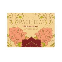 pacifica persian rose natural soap 170g