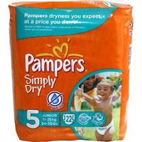 Pampers Simply Dry Nappies Size 5 (11-25kg/24-55lb) 20
