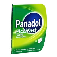 panadol actifast new compack 14