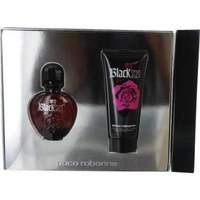 paco rabanne black xs gift set 50ml edt 100ml body lotion
