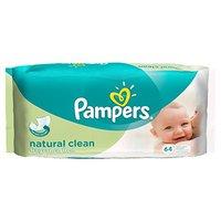 Pampers Baby Wipes Natural Clean Pack of 64