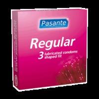 pasante regular condoms x 3