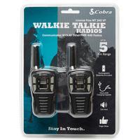 pama cobra mt245 walkie talkie twin pack black
