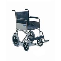 Patterson Medical Chrome transit wheelchair