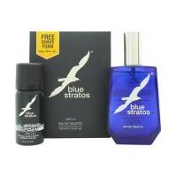 Parfums Bleu Limited Blue Stratos Gift Set 100ml EDT + 45ml Shave Foam