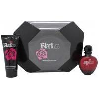 paco rabanne black xs for her gift set 50ml edt 100ml body lotion