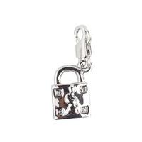 Padlock Charm With Lobster Clasp