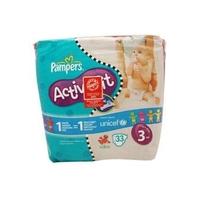 pampers active fit midi nappies