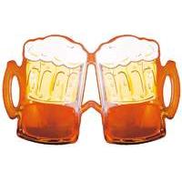 Party Glasses Beer Shaped Orange